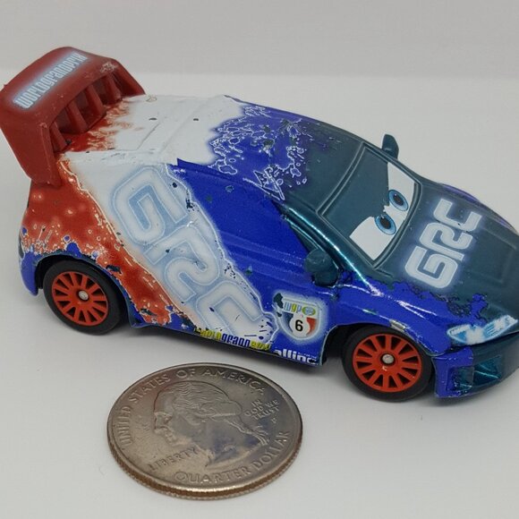 Collection of 3 Disney/Pixar CARS - Raoul, Sarge and Tow Mater Micro Car. Mattel - Picture 7 of 12